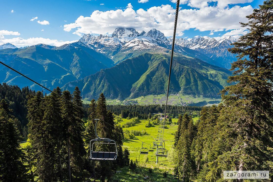 Ski resort in Svaneti